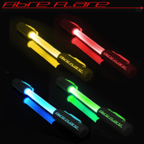 Fiber Flare Bicycle Fiber optic warning taillight 360-degree wide-angle USB charging night riding safety light