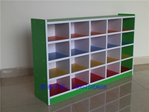 Kindergarten toy cabinet Childrens toy storage rack cabinet Storage cabinet School bag finishing cabinet 20 grid shoe cabinet