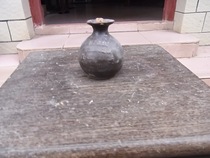 Old pottery old wine bottle old wine jug An iron sand for a Qing Dynasty wine bottle clothing