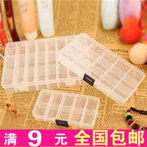 2236 transparent plastic 10 10 15 24 g first decorated box finishing box containing box Drill Box Ornament Box Kit
