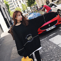 Pregnant women autumn clothes Korean version 2021 New Coat long loose tide mother coat pregnant women dress autumn and winter