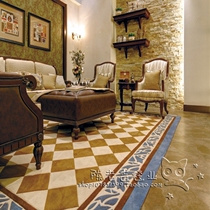 Fashion Eurostyle Chinese Style Plaid Carpets Living-room Tea Table Sofa Rug Bedroom Bedside Handmade acrylic Acrylic Carpet Custom