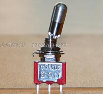 T8013-LK with lock single-way three feet two-gear anti-collision lock neck M6 35 small button switch Deli Wei Q11