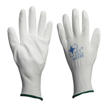 Xingyu PU508 13-needle white knitted nylon Pu Palm gloves coated anti-static labor protection gloves