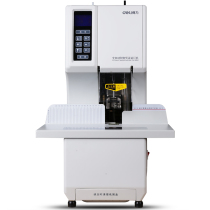 Deli 3884 large financial binding machine Automatic laser positioning riveting tube One-click bill punching machine hot melt