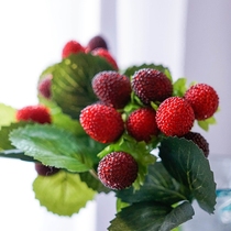 Country wind mulberry fruit simulation Fruit strawberry fruit raspberry simulation plant pastoral artificial flower plastic flower