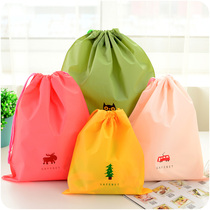 Travel clothes storage bag shoes towel self-sealing flap bag portable waterproof finishing underwear wash bag simple