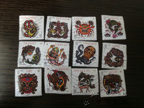 Foreign letters and sales stamps authentic France issued 12th in 2014