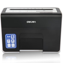 Deli Electric Small Paper Shredder 9936 Multifunctional Desktop Paper Shredder Ultra Quiet Level 3 Confidential Broken Card