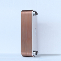 20 HP double system air conditioning cold water engine oil cooling machine brazing plate Freon with water evaporator condenser