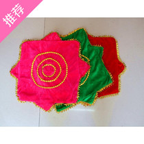 Suede Cloth Children Adult Dance Handkerchief Adult rice seedlings Silk Dancing Handkerchief 2 people turning anise towel handkerchief
