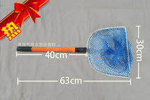 (Yongling aquarium) Large medium and small copy net fishing net fishing plastic handle double iron ring wear-resistant