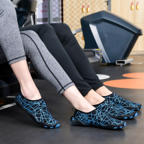 Treadmill shoes women breathable sandals men and women water shoes non-slip diving shoes yoga red foot skin soft shoes women