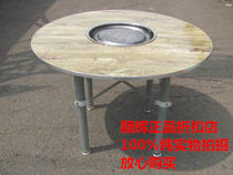 BBQ grill frame portable thickening household hotel smoke - free stainless steel Korean charcoal griller