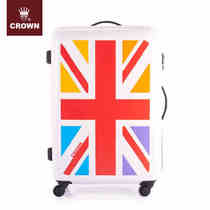  Brand export PC trolley box universal wheel 20 27 inch abroad suitcase travel box men and women rice flag