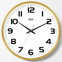  Madding fashion wall clock Living room office simple mute clock wall watch creative quartz clock perpetual calendar D580