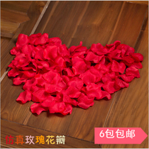 Simulation rose petals wedding confession decoration hand sprinkled flowers Valentines Day proposal manufacturing romantic wedding room decoration supplies