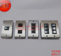Black gray retro industrial LOFT switch socket American switch multi-position single control Open