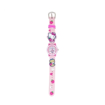 Sanrio HELLO KITTY Pink Silicone Strap Childrens Watch (Sweet Strawberry)