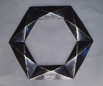 European new special-shaped mirror retro black mirror vanity mirror makeup mirror waterproof bathroom mirror decorative mirror porch mirror