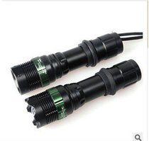 C5 CREE Q5 intense light flashlights charging flashlight Far shot king LED zoom flashlight