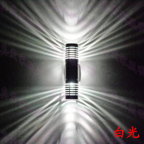 Simple double head led wall lamp bar ktv colorful color change lamp decoration wall lamp hotel bedside lamp personality lamp