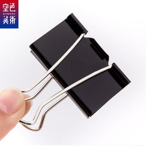 Black long tail ticket folder dovetail clip iron ticket clip sketch paper clip drawing board clip office stationery supplies