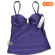 Adult female skirt split swimsuit blue with chest stickers UV-proof foreign trade export warm sling surf suit