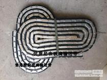 Glass straight edge machine conveyor chain Lobster brand straight edge machine conveyor chain 126 high quality soft rubber chain