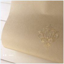 Non-woven bedroom flower wallpaper Light luxury simple European fresh small leather wallpaper background wall bedroom full of shops