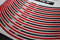 General Japanese MDF Ducati wheel stickers street fighter 1199 monster 12 14 17 inches