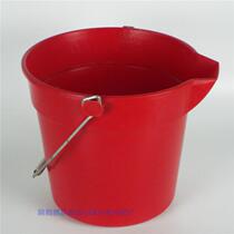 With scale cleaning bucket 10L plastic cleaning bucket working bucket sanitary bucket cleaner dilution scale bucket