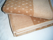 Special 70 × 140cm weight 460g natural colored cotton soft and comfortable absorbent thick bath towel