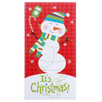 American Hallmark Horan Christmas Cards This is a Christmas Snow Man refined minimalist card send colleagues