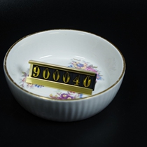 Spot UK derby County Abbey Dale bone porcelain jewellery 900040