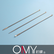 Stainless steel micro-medicine spoon 3 sets of small medicine spoon 3*1 small spoon Double head one spoon one spatula scraper