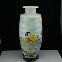 Jingdezhen ceramic master Zhong Xinyis work Shu Xiangmendi high-end gift collection art