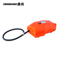 Dingshang portable car inflatable pump stylish appearance with pressure gauge car fast gas single cylinder electric inflation