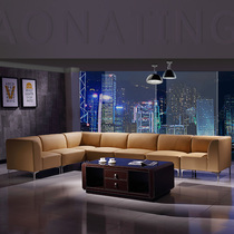 Onating office furniture Office sofa Negotiation reception office meeting sofa Business sofa Coffee table