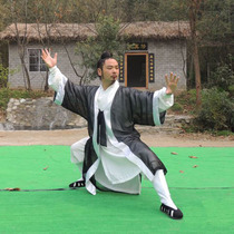  Wudang high-end chiffon edging and gauze tai chi clothes for men and women gauze clothing Taijiquan clothing martial arts performance practice clothes