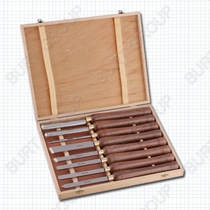 A1005 woodworking turning knife HSS high speed steel walnut handle wooden box packaging advanced handheld turning knife