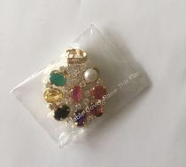 Nine color jewel pendant necklace pendant pendant