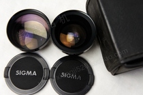 Sigma horse AF red circle distance increasing mirror 0 5 Times Mirror wide angle fisheye additional mirror set of two leather boxes