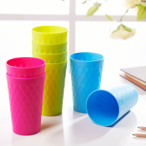 Creative candy color diamond gargle mouthwash Cup wash cup couple toothbrush cup plastic drinking cup