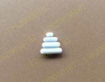 Cylindrical non-section PTFE magnetic stirring sub Teflon rotor stirring sub 8x30mm