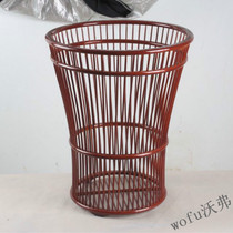 Handicrafts bamboo vine dirty towels cover baskets large hotel rooms bath cloth frame dirty cloth basket cleaning blue bucket