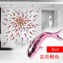 Popular creative home three-dimensional wall decoration resin wall decoration wall decoration decorative carp decoration
