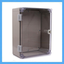 400 * 300 * 160mm transparent cover waterproof distribution box with flame retardant ABS sealing box outdoor wiring box