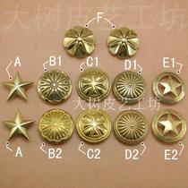Copper cloth buckle decorative buckle leather leather leather leather belt decorative buckle (TC39)