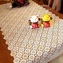 PVC placemat table mat coffee table mat European waterproof TV cabinet mat tablecloth tablecloth tablecloth-PVC hollow mat